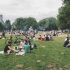 Grünes Grillen im Park