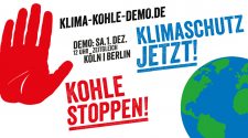 Klima-Demo Plakat für den 1. Dezember