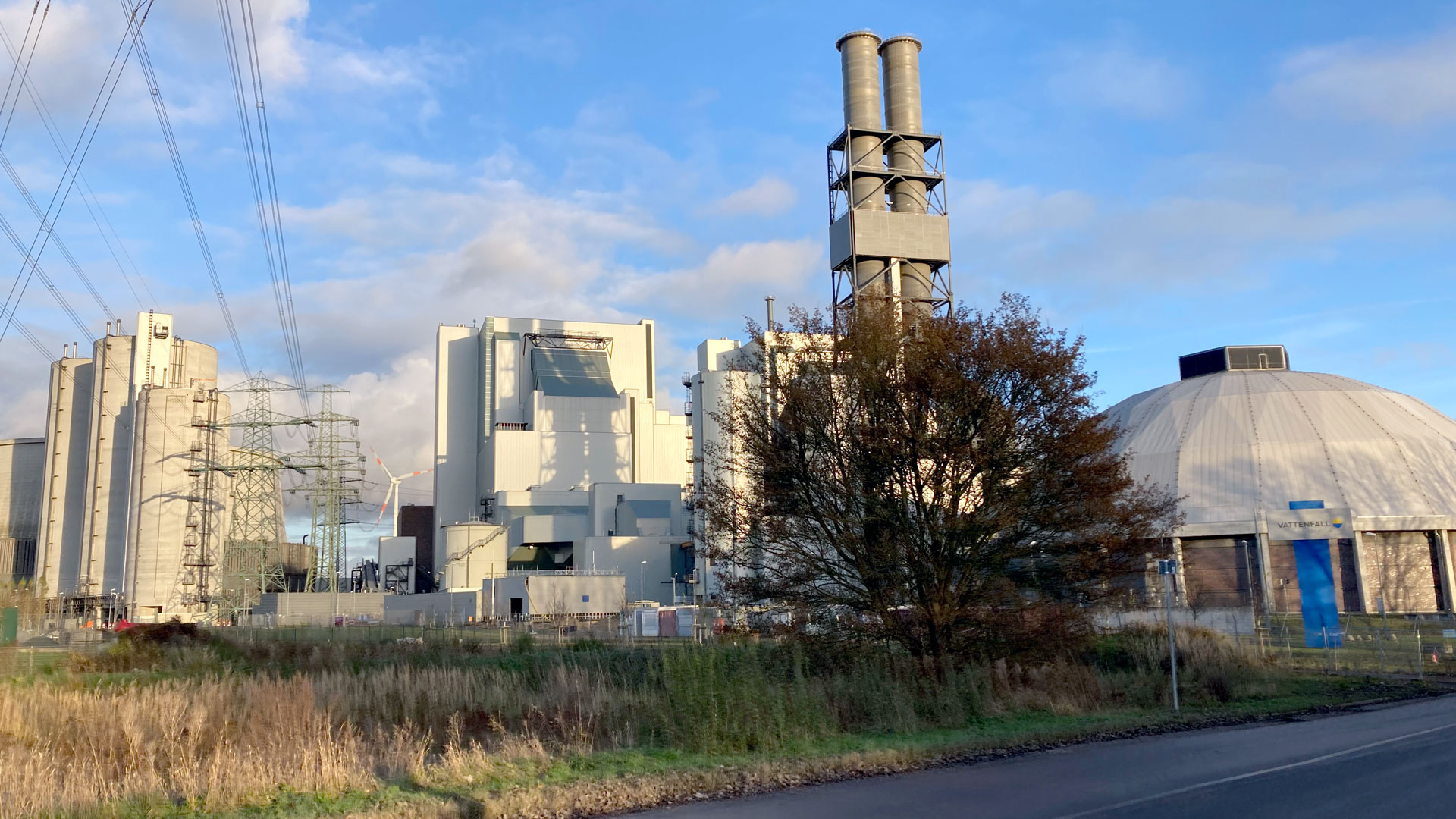 Kohle Heizkraftwerk Kraftwerk Moorburg Hamburg 