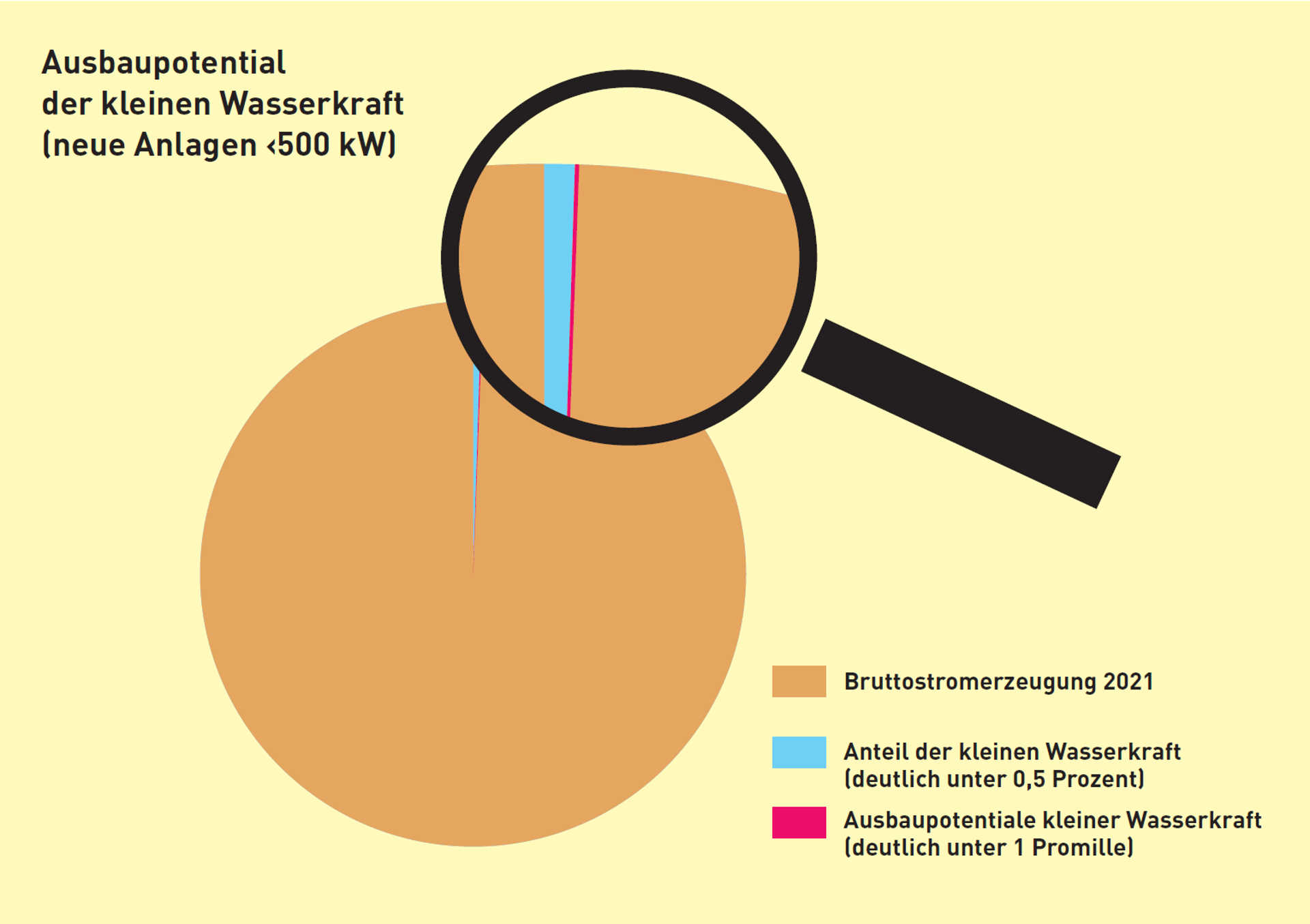 Ausbaupotenzial kleine Wasserkraft Deutschland WWF Grafik