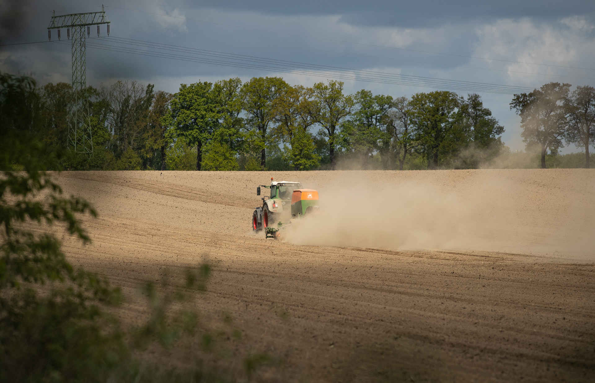 EU Landwirtschaftspolitik:Traktor Feld 